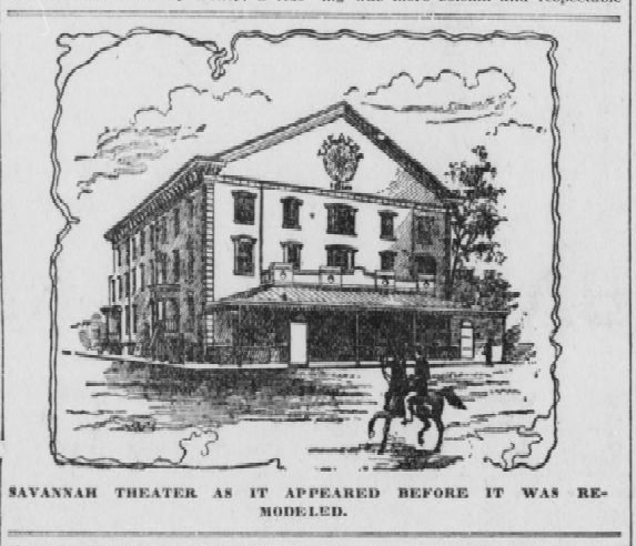 Savannah Theater Before 1840