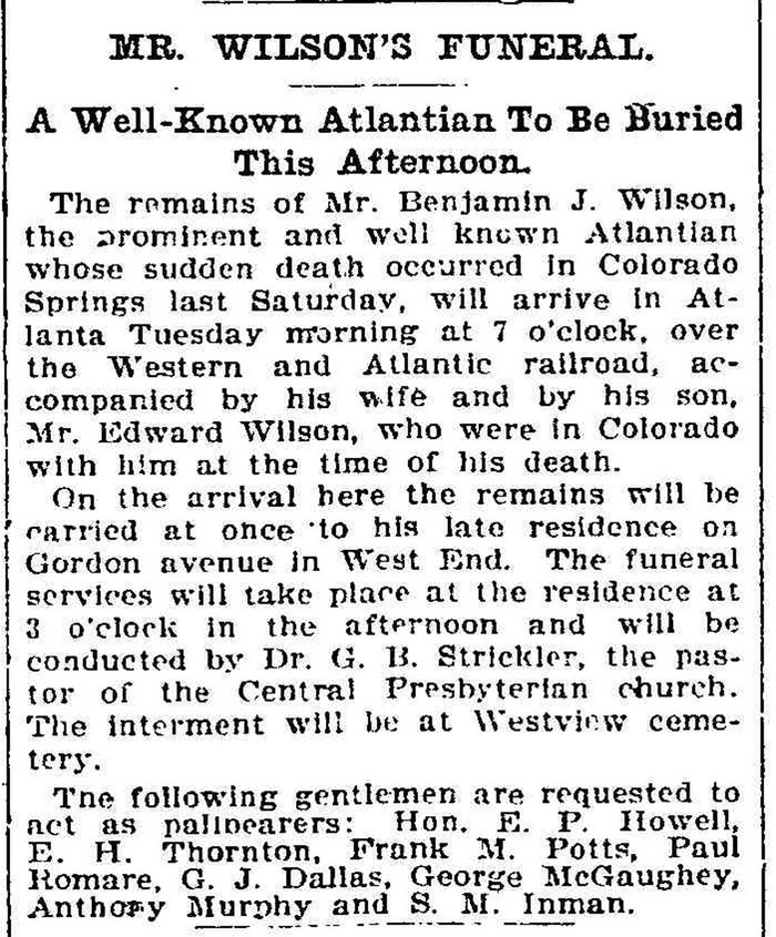 Benjamin Wilson Obituary Benjamin Wilson Obituary